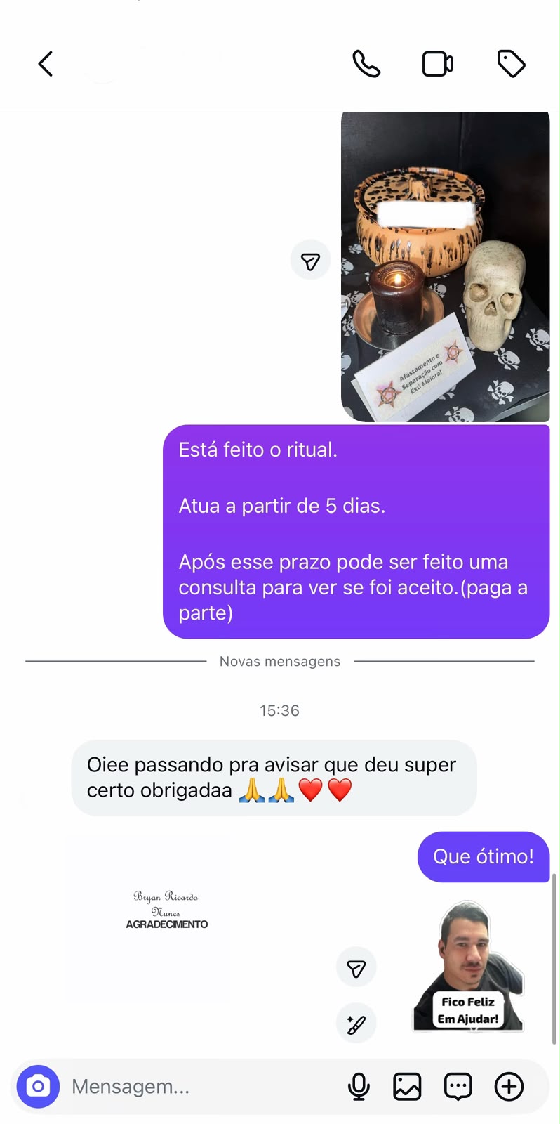 Depoimento de Cliente
